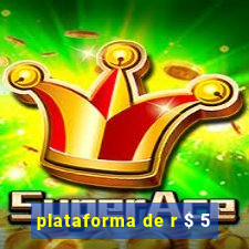 plataforma de r $ 5